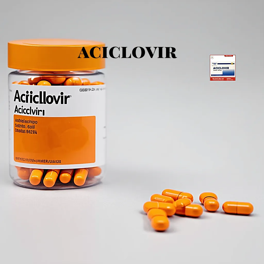 Para comprar aciclovir necesita receta